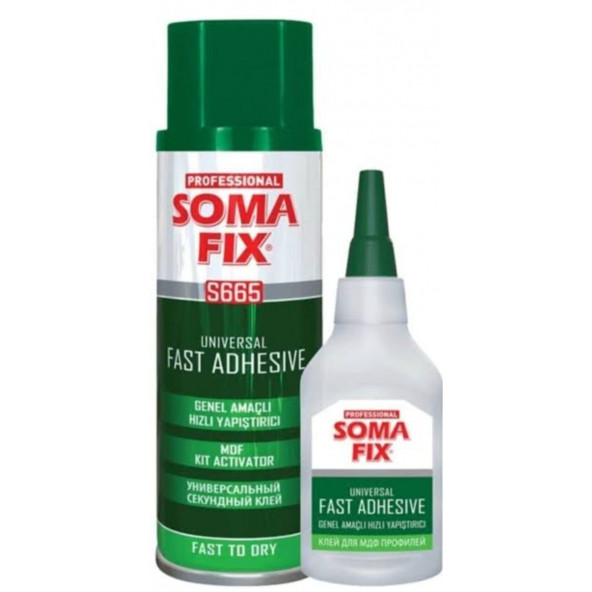 Somafıx Büyük Boy Mdf Kit Hızlı Yapıştırıcı 400 Ml + 100 Gr Somafıx