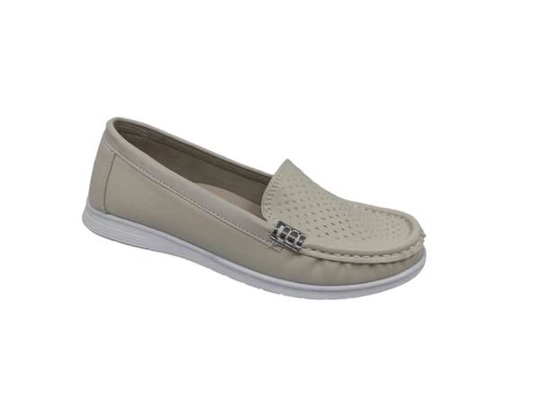 Zerhan Kadın Ten Babet Ayakkabı - 2