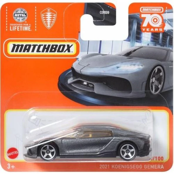 Matchbox Tekli Arabalar 2021 KOENINGSEGG GEMERA HLC62 - 3