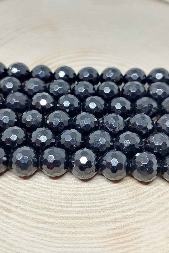 Turmalin Taşı Faset Kesim Dizi 8mm