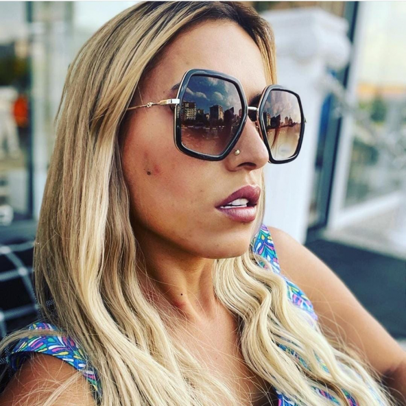 Kahverengi ince çerçeveli gold detaylı Gucci gözlük 39 - 2