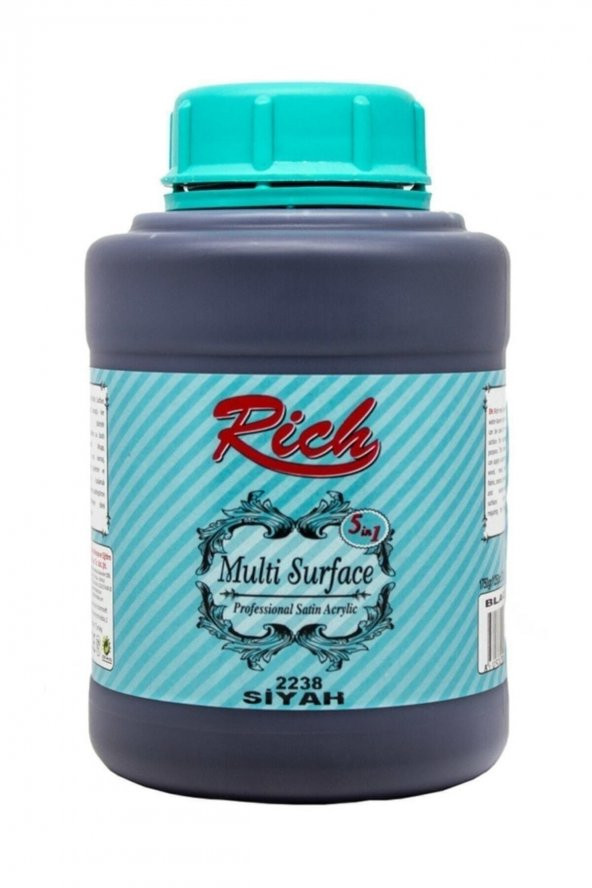 Multi Surface 1250 Ml Boya 2238 Siyah