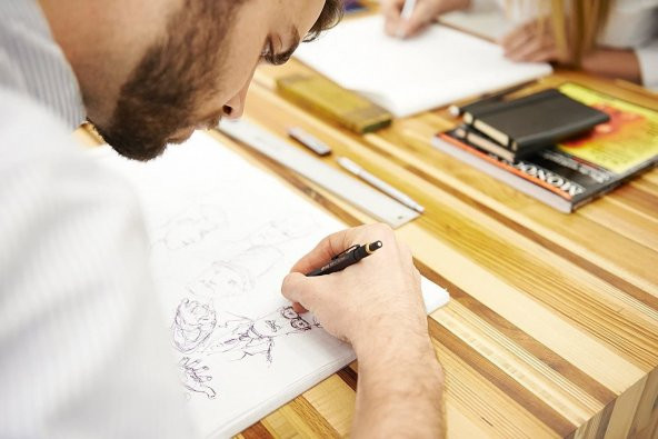 Rotring Rapid Pro Mat Siyah 0.7 mm Versatil Kalem - 9