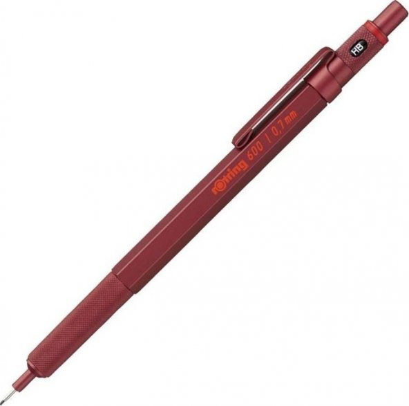 Rotring 2114265 600 Versatil Kalem 0.7 Kırmızı