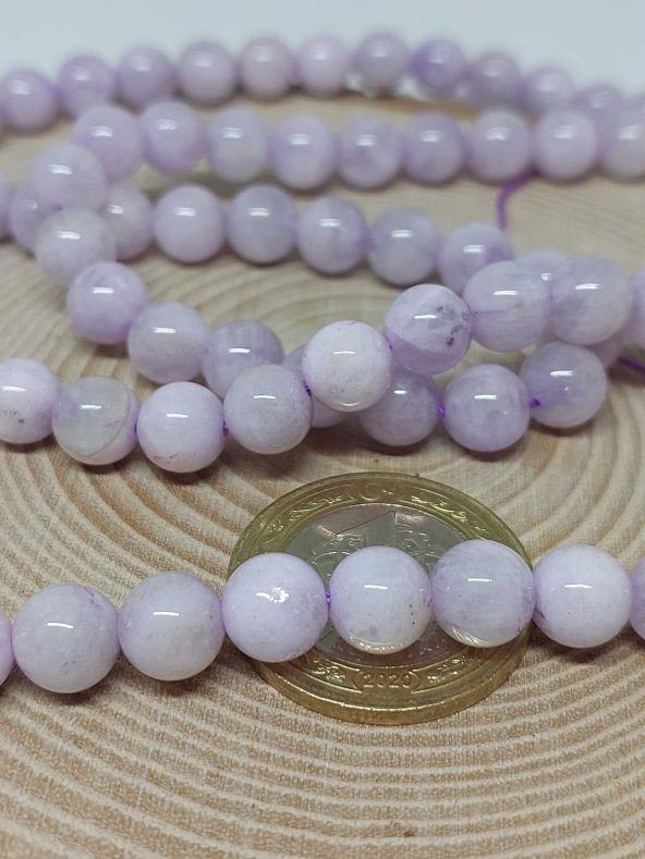 Kunzit Taşı Dizi 8mm - Resim 2