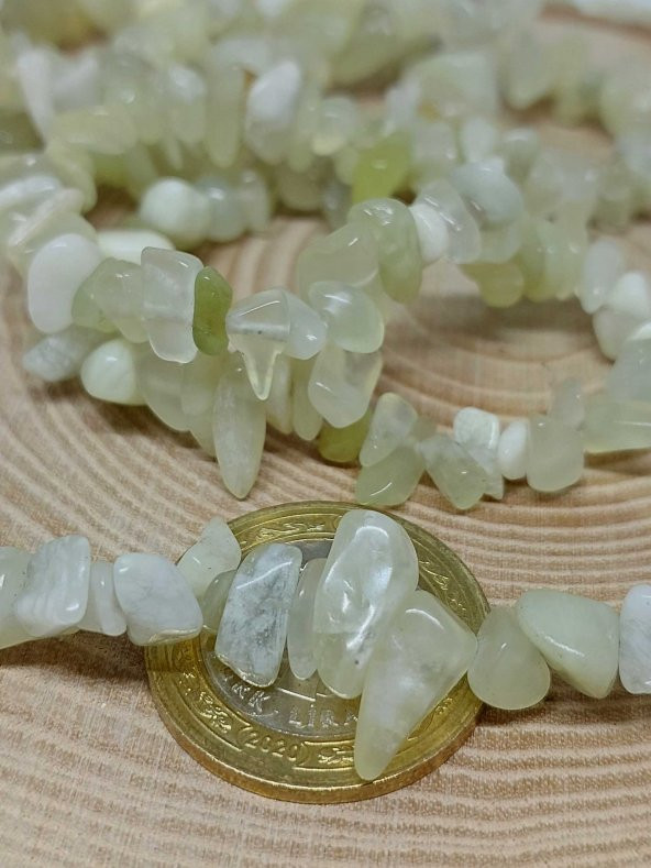 Opal Taşı Yeşil Doğal Küçük Taşlar Dizi - Resim 2