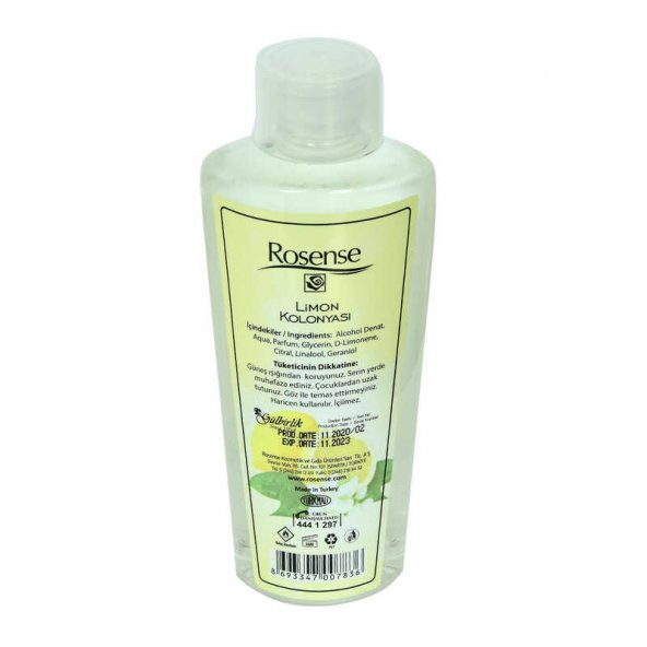 Limon Kolonyası 80 Derece Pet Şişe 250 ML - 2