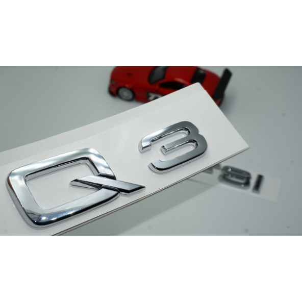 Audi Q3 35 TFSi Krom ABS 3M 3D Bagaj Yazı Logo Orjinal Ürün ürün görseli