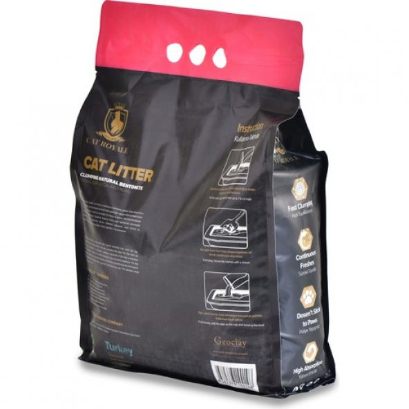 Cat Royale 5 lt. Bebek Pudralı Kedi Kumu - 2