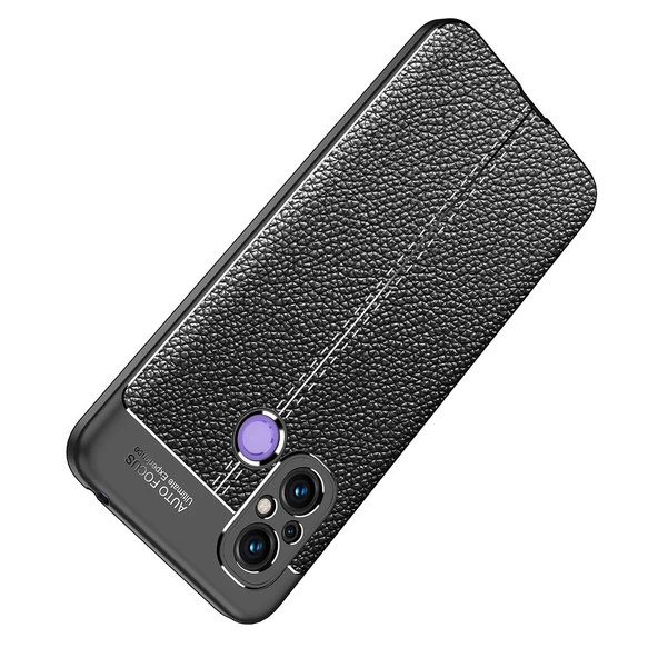 Xiaomi Redmi 12C Kılıf Zore Niss Deri Desenli Silikon Kılıf - Resim 11