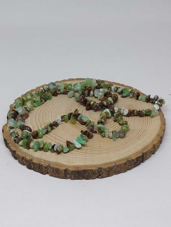 Krizopras Taşı Doğal Küçük Taşlar Dizi ürün görseli