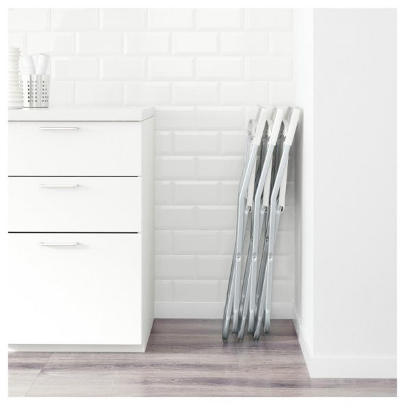 IKEA Gunde Katlanır Sandalye - Beyaz - 3