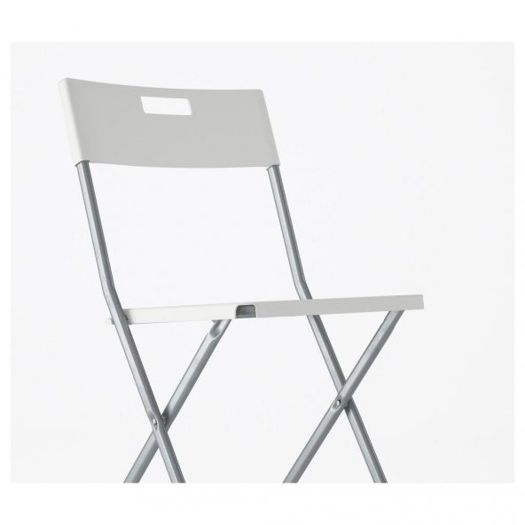 IKEA Gunde Katlanır Sandalye - Beyaz - 6