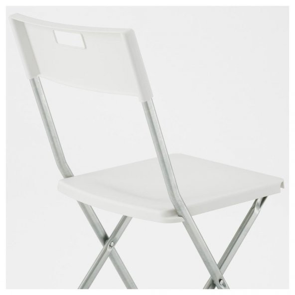 IKEA Gunde Katlanır Sandalye - Beyaz - 7