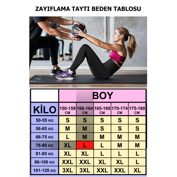 Zayıflama Taytı Sauna Termal Spor Agraflı Tayt Terleme Hızlı Kilo Verme Taytı - 4