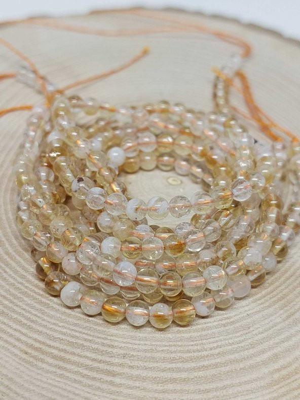 Sitrin Taşı Dizi 4mm (36725) ürün görseli