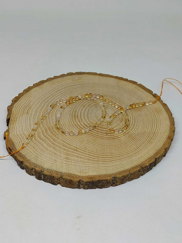 Sitrin Taşı Dizi 4mm (36725) - Resim 3