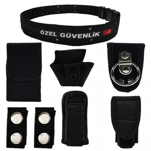 ÖZEL GÜVENLİK YAZILI ÖRME PALASKA SET