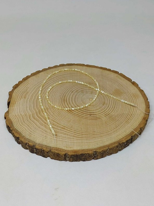 Sedef Taşı Karamel Dizi 2mm - Resim 3