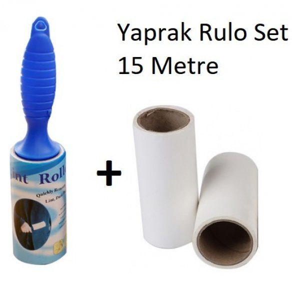 Tüy Alma Yaprak Rulo 5 Metre 2 Yedekli Set