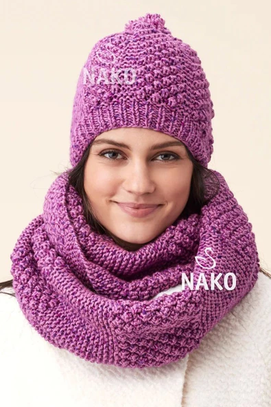 5 Adet Vega Tweed Premium Akrilik El Örgü İpi Yünü No: 31760 - 2