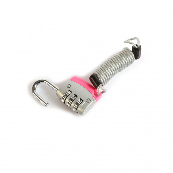 782028A BAVUL VE VALİZ SABİTLEME KİLİDİ,PEMBE 100CM - 5