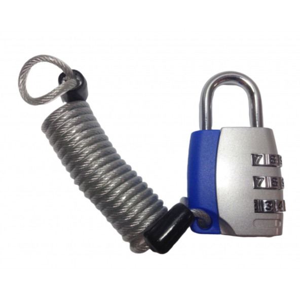 782028B BAVUL VE VALİZ SABİTLEME KİLİDİ,MAVİ 100CM - 3