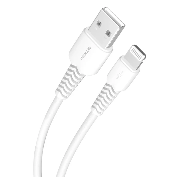 FitPlus Bianca B422 USB - iPhone Lightning Flex Şarj Kablosu 2.4A 1mt