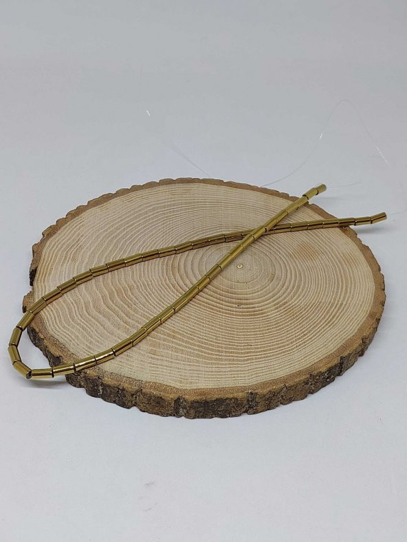 Hematit Taşı Silindir Dizi 4x8mm (36770) ürün görseli