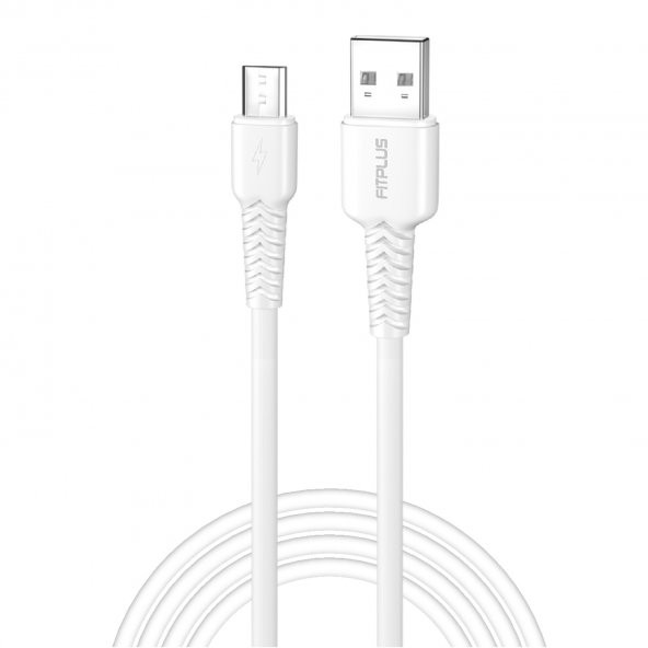 FitPlus Bianca B421 USB - Micro USB Flex Şarj Kablosu 2.4A 1mt - 2