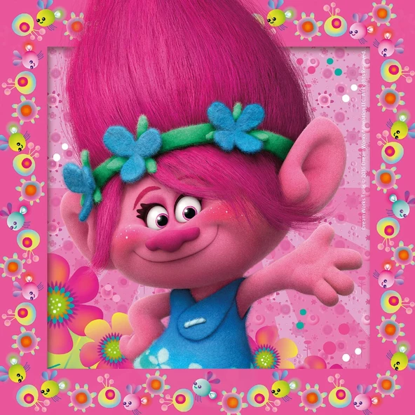 Ravensburger 25-36-49 Parçalı Puzzle Disney Trolls Ravensburger 4 Yaş ve Üzeri Çocuk Yapbozları Serisi - 2