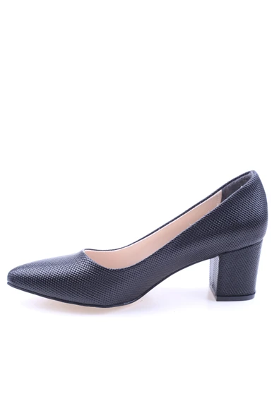 Bilener 2860 Baskılı 6 Cm Topuklu Kadın Ayakkabı - Resim 5