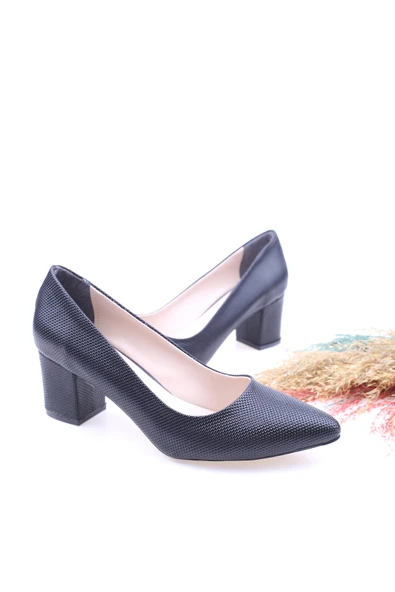 Bilener 2860 Baskılı 6 Cm Topuklu Kadın Ayakkabı ürün görseli 1