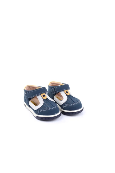 Walkenzo 2878 Erkek Bebek İlkAdım Ortopedik Ayakkabı Sandalet - Resim 5