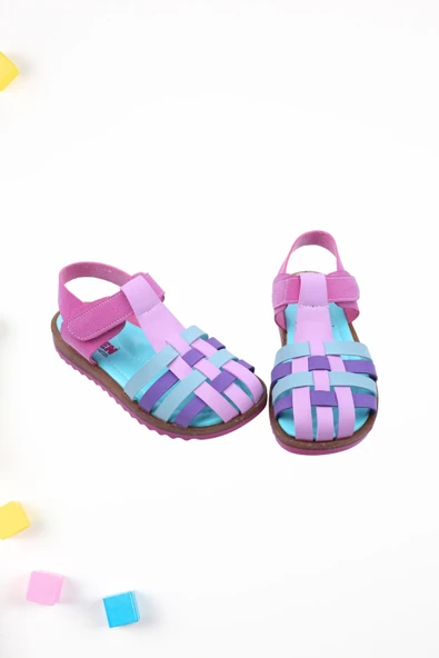 Walkenzo Arzen-2881 Kız Çocuk Ortopedik Sandalet Ayakkabı ürün görseli 1