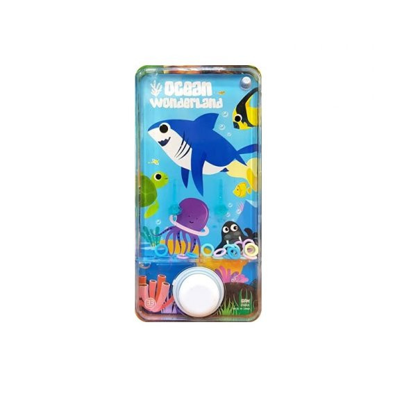 BLUE WATER RİNG GAME WATER RİNG OKYANUS DÜNYASI SULU HALKA OYUNU TRANSPARENT OCEAN WORLD FOR KİDS - 4