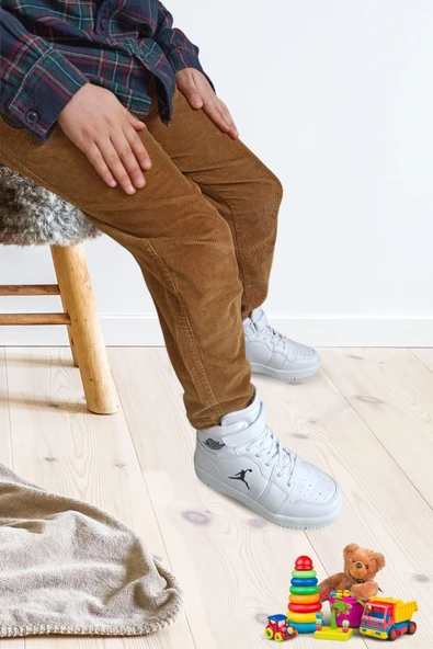 Cool Haykat Cırtlı Basketbol Çocuk Spor Ayakkabı - Resim 4