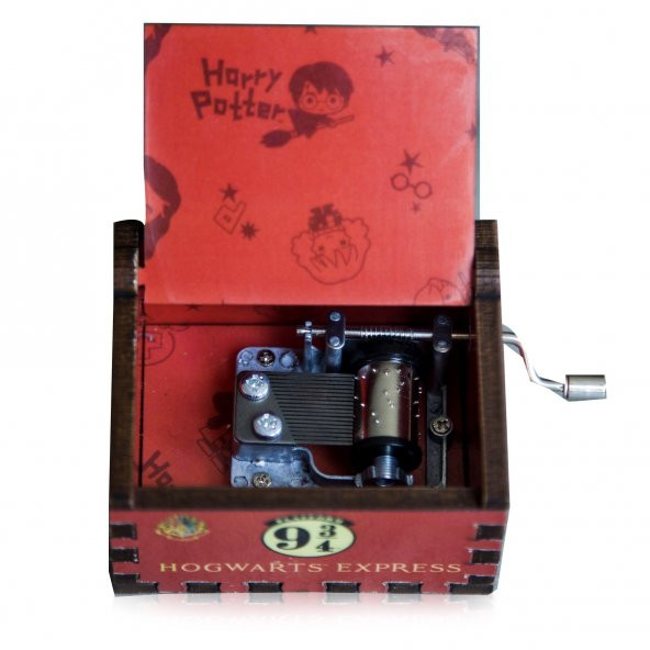 Harry Potter Hogwarts Kurmalı Müzik Kutusu - 4