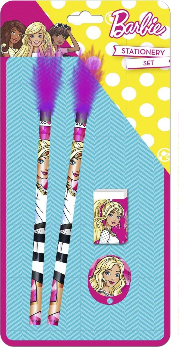 Dolphin Barbie B-3811 Blisterli Kirtasiye Seti