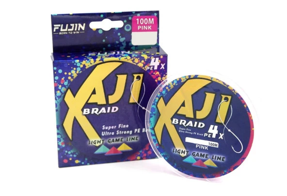 Fujin Aji Light Game Braid 4x 100mt Pink PE İp Misina 0,06 mm