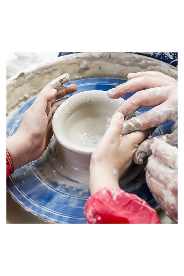 Seramik Hamuru Doğal Kil 500 Gr Beyaz Kil Hamuru 3 Paket Seramik Kili Beyaz Renk Modelleme Çamuru - 2