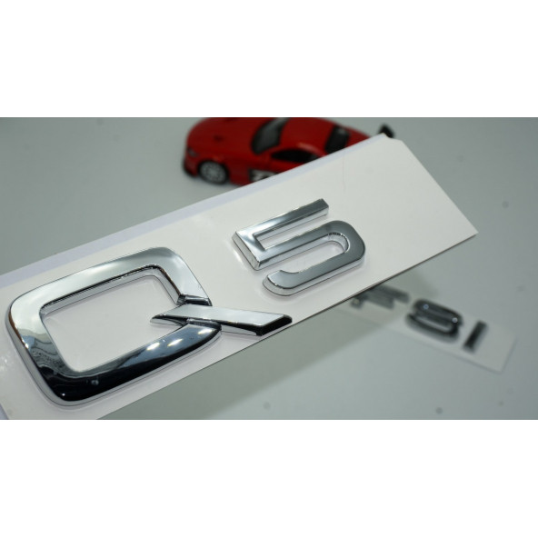 Audi Q5 45 TFSi Krom ABS 3M 3D Bagaj Yazı Logo Orjinal Ürün