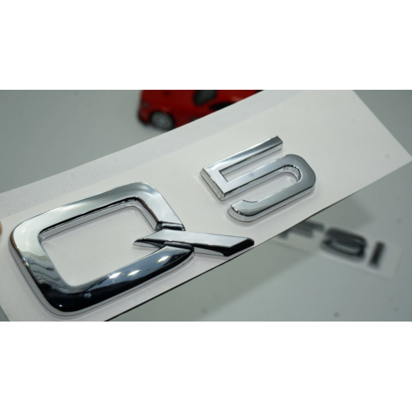 Audi Q5 50 TFSi Krom ABS 3M 3D Bagaj Yazı Logo Orjinal Ürün