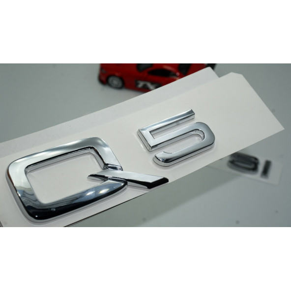 Audi Q5 55 TFSi Krom ABS 3M 3D Bagaj Yazı Logo Orjinal Ürün