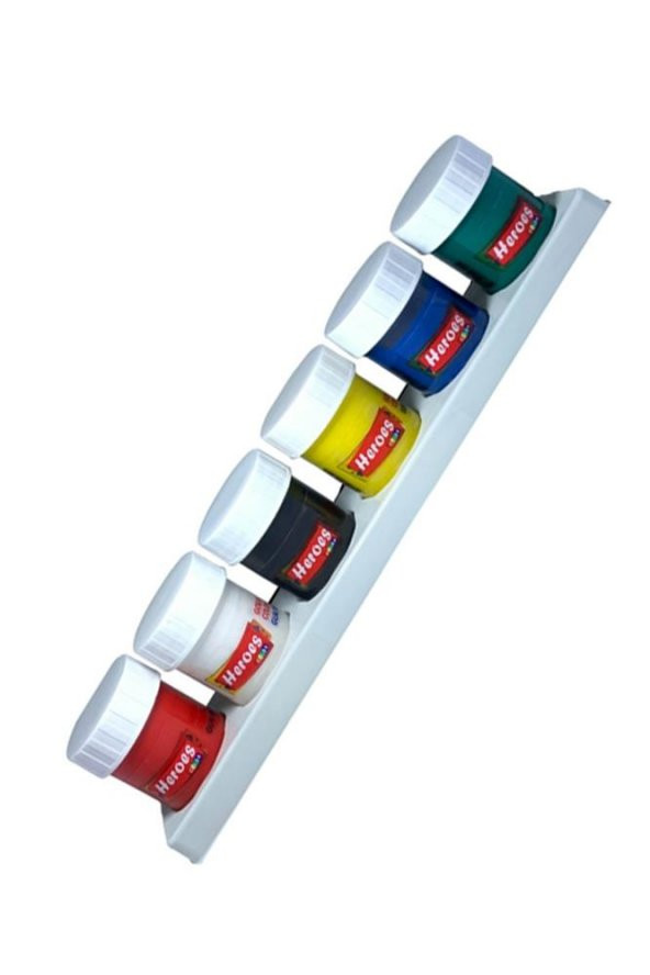 Akrilik Boya 6 Renk 25 ml 1 Paket Akrilik Boya Seti 6 Lı Kağıt Tuval Ahşap Cam Duvar Metal Boyama - 3