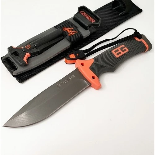 Gerber 28 cm Kılıflı Magnezyum Çubuklu Bıçak - 1