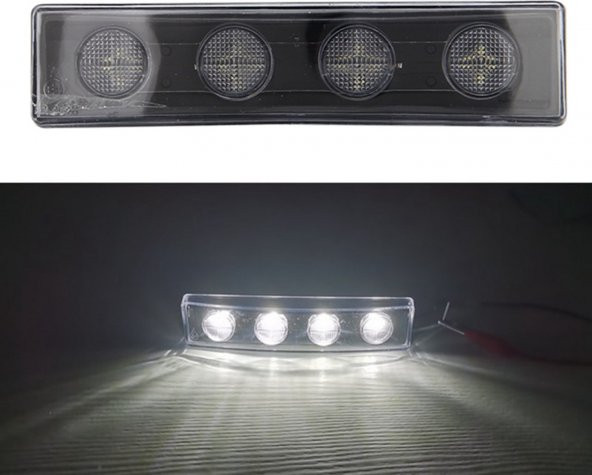 SCANİA KAŞ LAMBASI GÜNEŞLİK KABİN İŞARET LAMBASI LED YÜKSEK IŞIK 24 VOLT BEYAZ P-G-R - 3