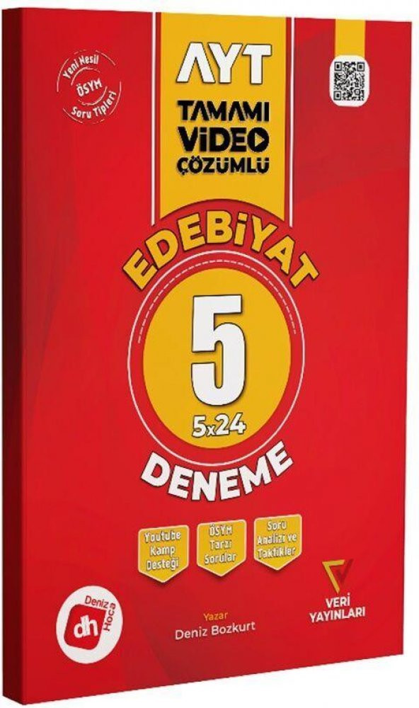 AYT Edebiyat 5 Deneme Veri Yayınları