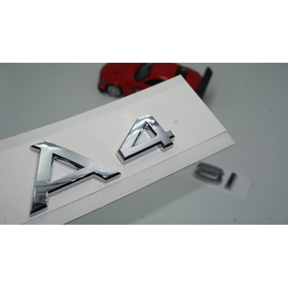Audi A4 40 TFSi Krom ABS 3M 3D Bagaj Yazı Logo Orjinal Ürün