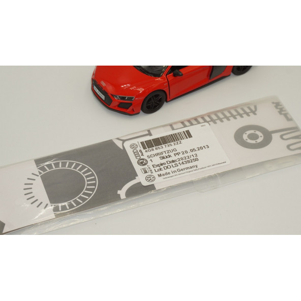 Audi A4 45 TFSi Krom ABS 3M 3D Bagaj Yazı Logo Orjinal Ürün - Resim 4